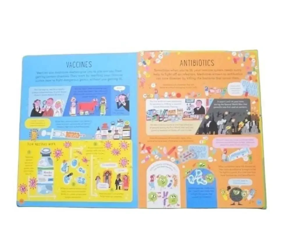 Usborne Flap Book: See Inside Germs STEM